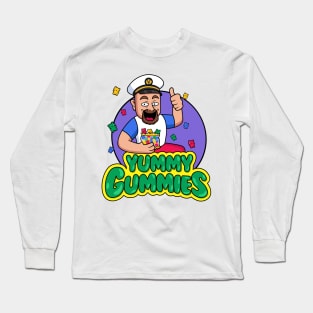 Captain B-Plan's Yummy Gummies Vintage Long Sleeve T-Shirt